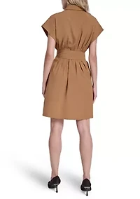 Women's Short Sleeve Shirtdress