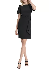 Women's Promo Scuba Mini Sheath Dress