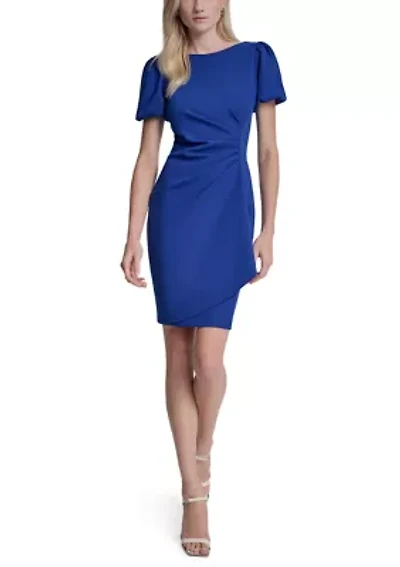 Women's Promo Scuba Mini Sheath Dress