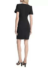 Women's Promo Scuba Mini Sheath Dress