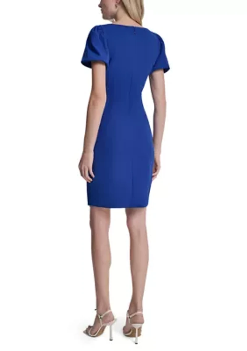 Women's Promo Scuba Mini Sheath Dress