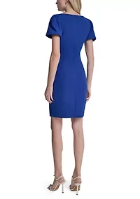 Women's Promo Scuba Mini Sheath Dress