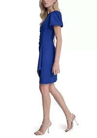 Women's Promo Scuba Mini Sheath Dress