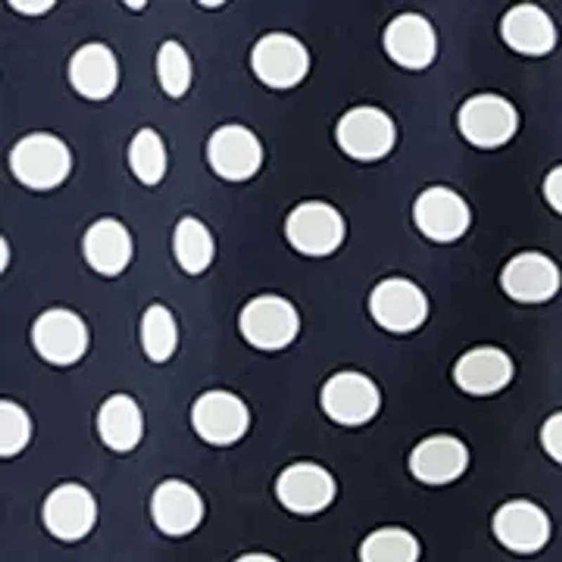 Women's 3/4 Sleeve Dot Print Midi Dress