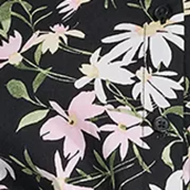 Women's 3/4 Sleeve Floral Midi Dress