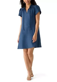 Women's Flutter Sleeve Mini Dress