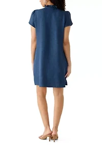 Women's Flutter Sleeve Mini Dress