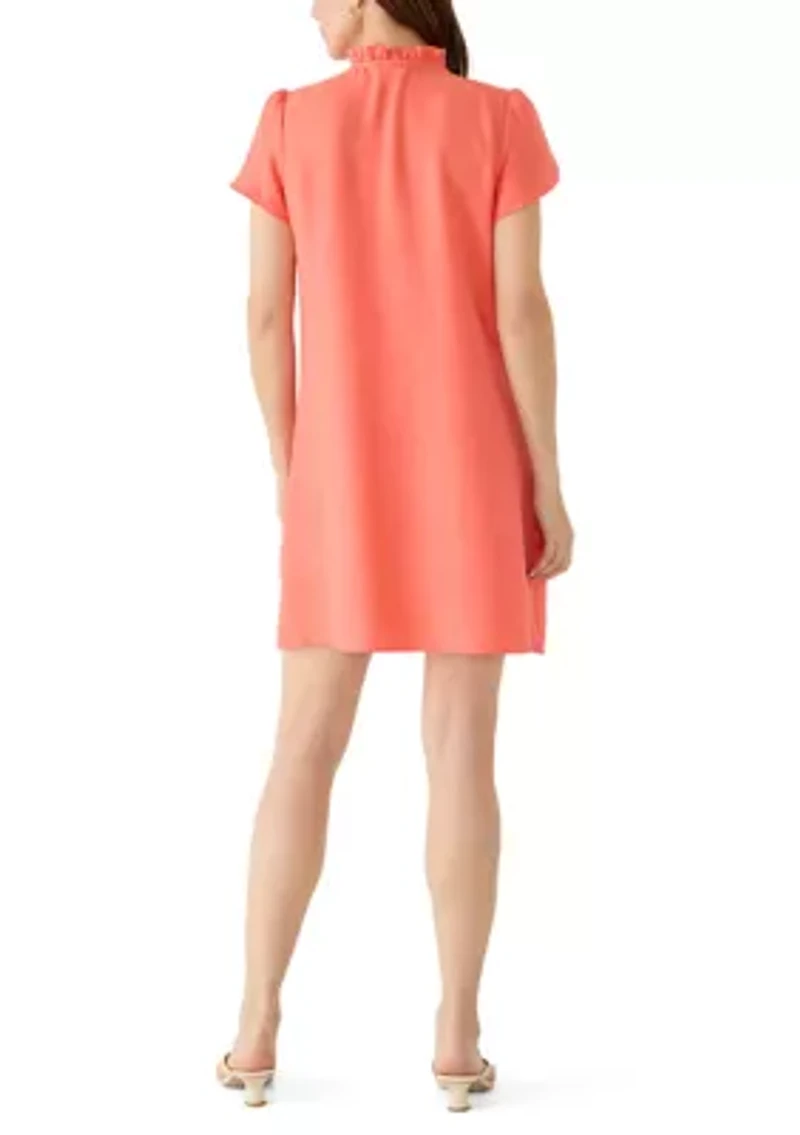 Women's Flutter Sleeve Mini Dress