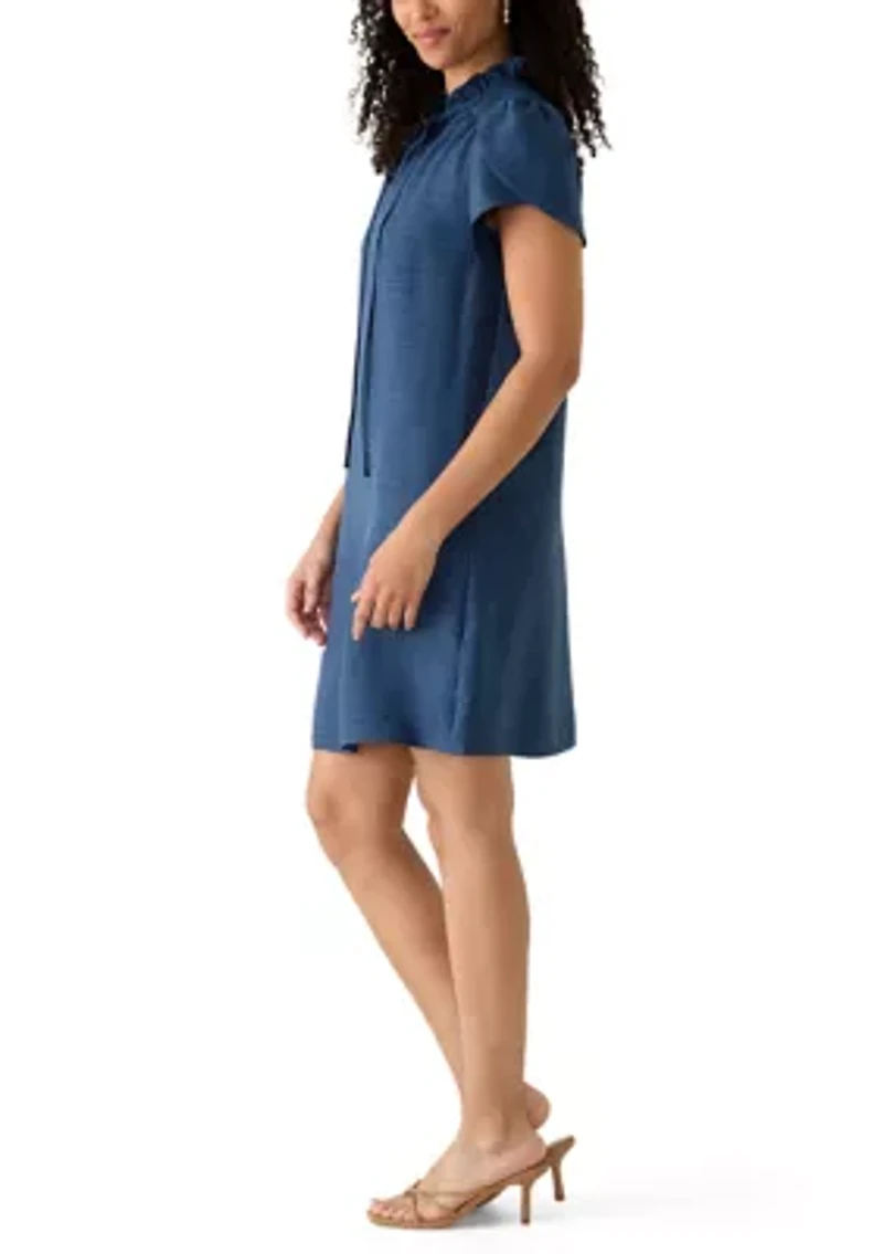 Women's Flutter Sleeve Mini Dress