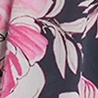 Women's V-Neck Floral Midi Dress