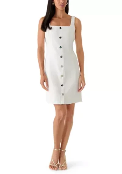 Women's Sleeveless Linen Dress