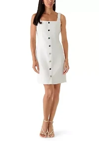 Women's Sleeveless Linen Dress