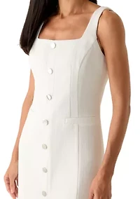 Women's Sleeveless Linen Dress