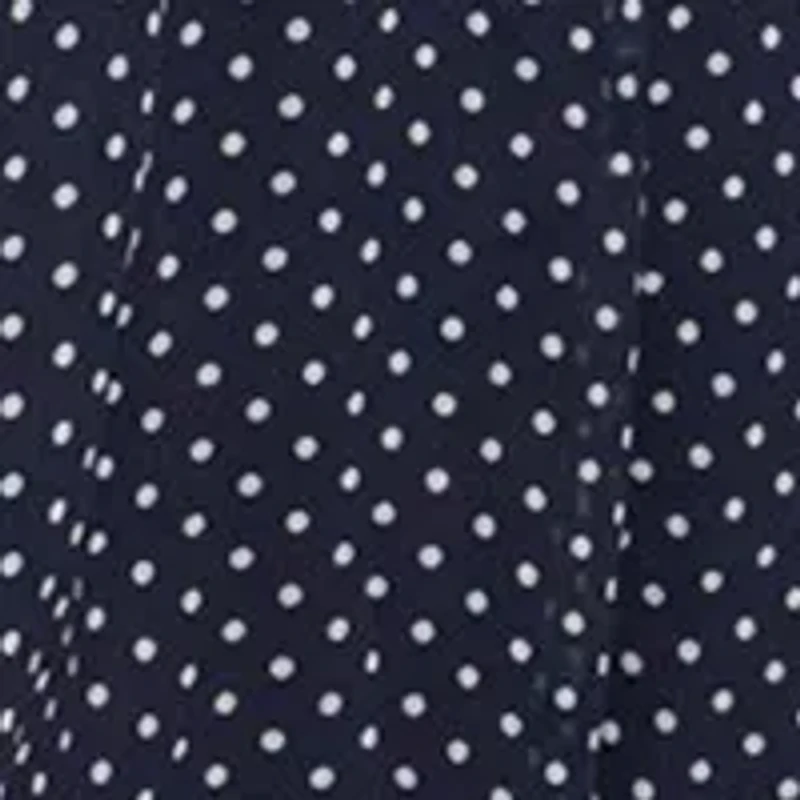 Plus Short Sleeve V-Neck Chiffon Midi Dress
