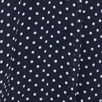 Plus Short Sleeve V-Neck Chiffon Midi Dress