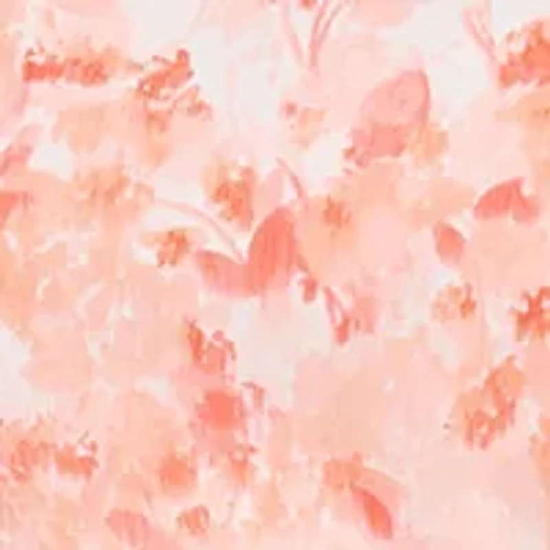 Plus Floral Printed Chiffon Dress