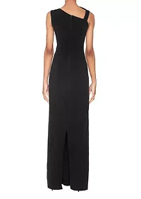 Sleeveless Bow Detail Gown