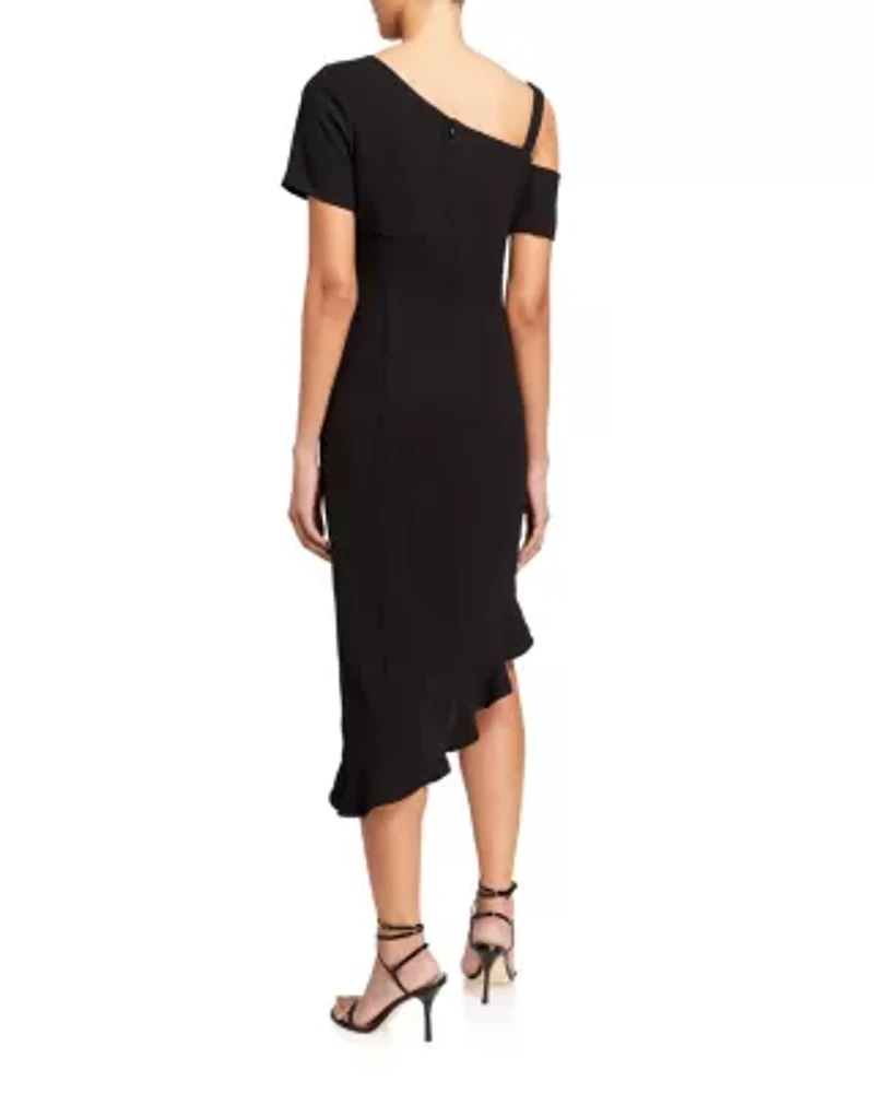Floral Asymmetric Dress