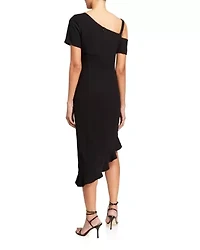 Floral Asymmetric Dress