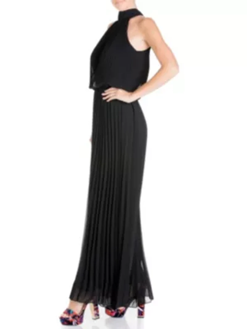 Wild Orchid Pleat Jumpsuit