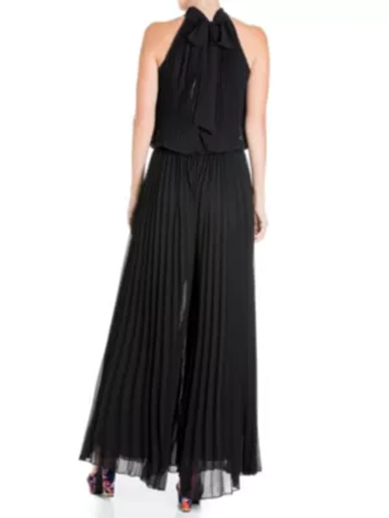 Wild Orchid Pleat Jumpsuit