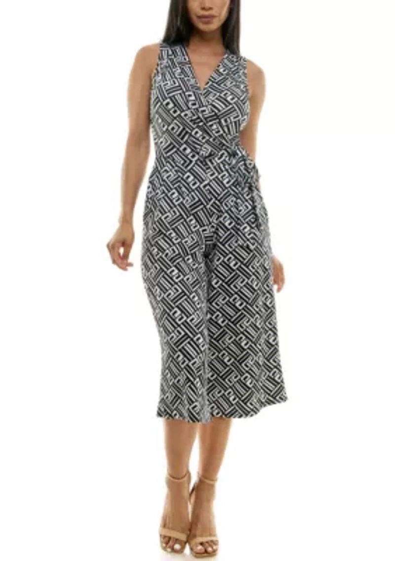 All Over Wrap Jumpsuit