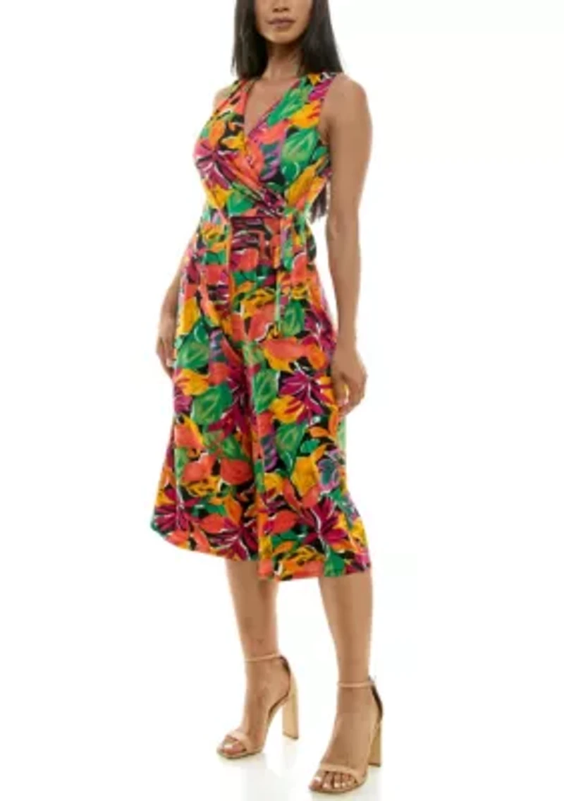 All Over Wrap Jumpsuit