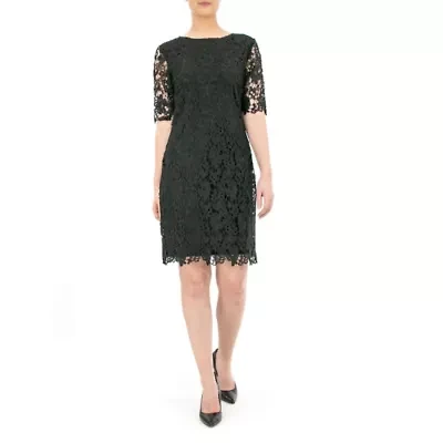 Floral Lace Cocktail Dress