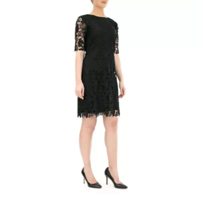 Floral Lace Cocktail Dress
