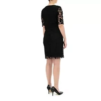 Floral Lace Cocktail Dress