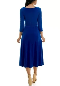 Midi Sylvia Dress With Belt