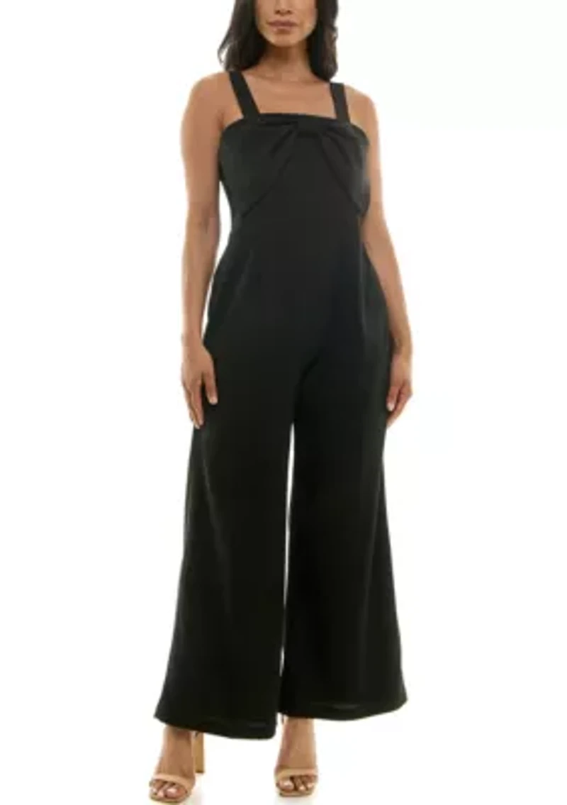 Large Bow Jumpsuit
