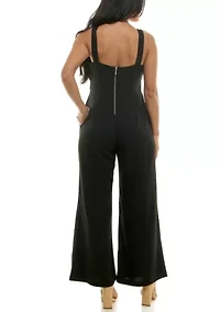 Large Bow Jumpsuit