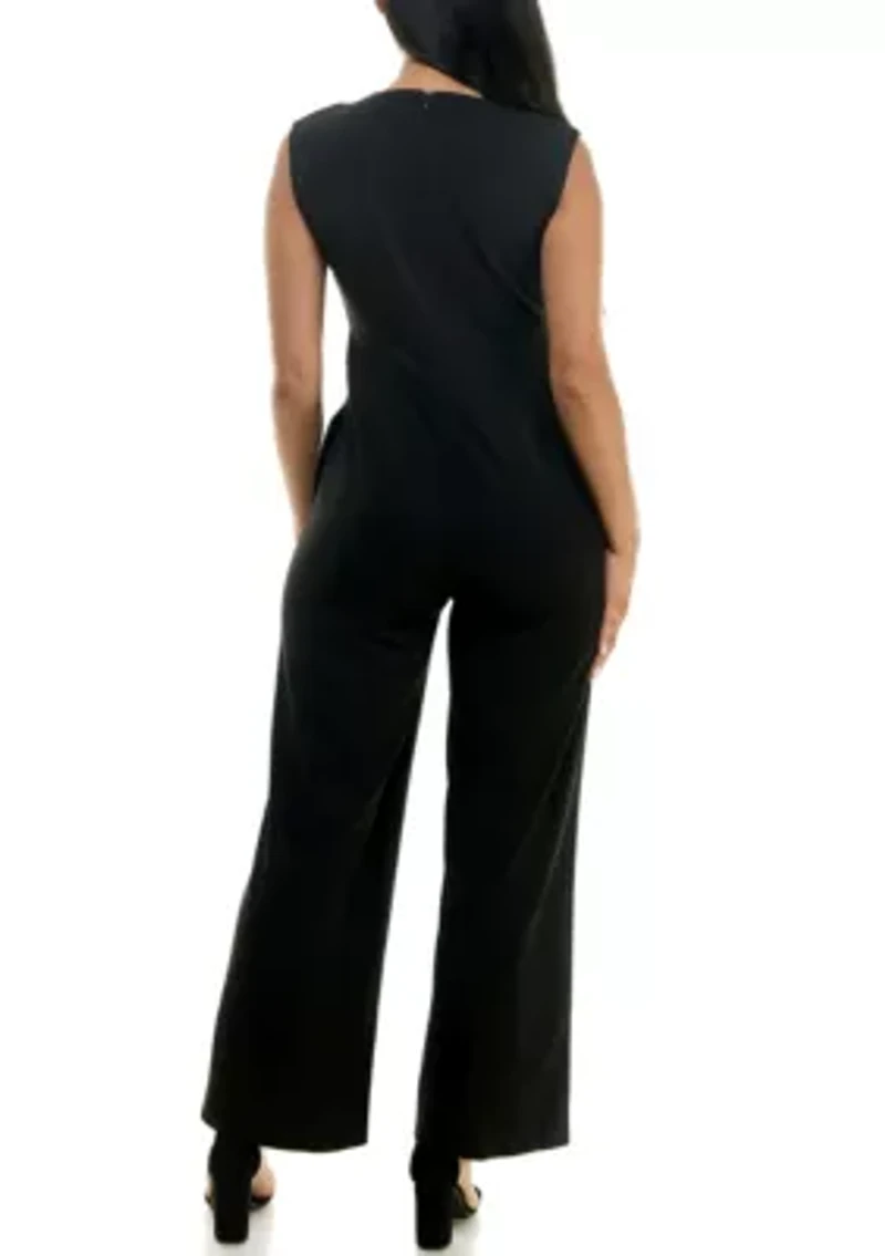 Surplice Jumpsuit