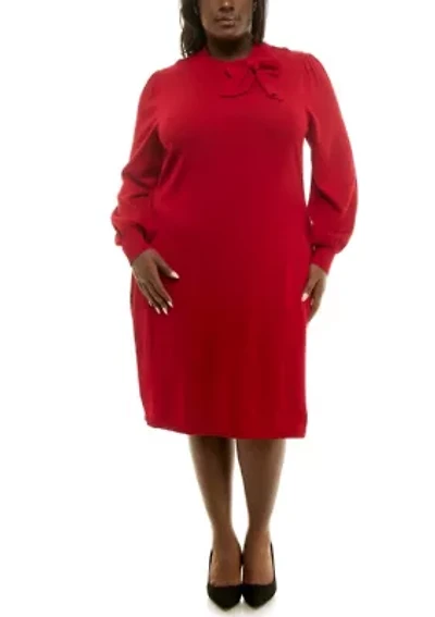Rib Knit Column Dress