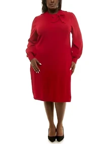 Rib Knit Column Dress