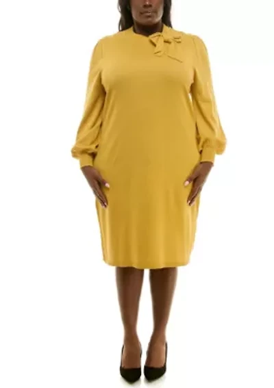 Rib Knit Column Dress