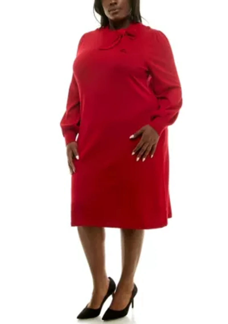 Rib Knit Column Dress