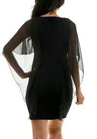 Popover Chiffon Dress