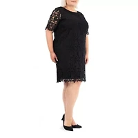 Floral Lace Cocktail Dress