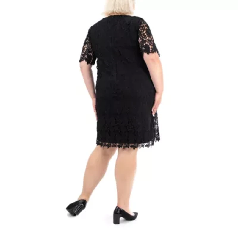 Floral Lace Cocktail Dress