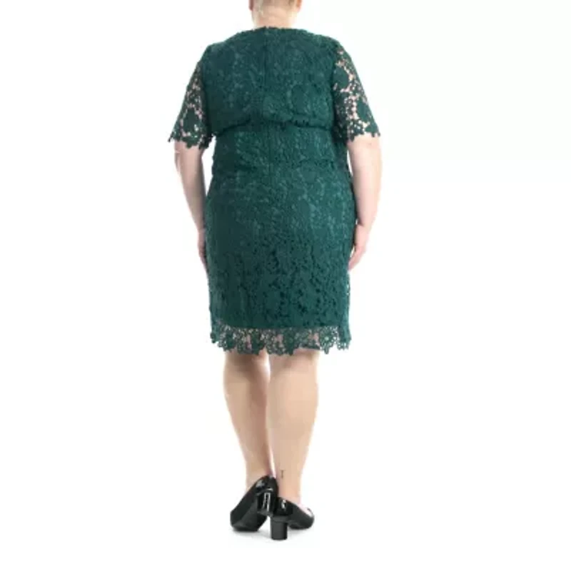 Floral Lace Cocktail Dress