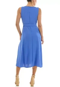Square neck pocket dress
