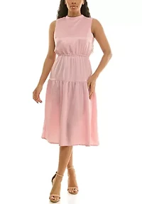 Sleeveless Dress With Back Bow