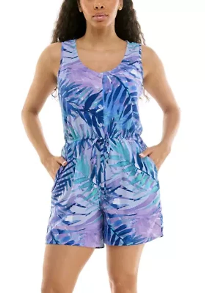 Button Front Romper