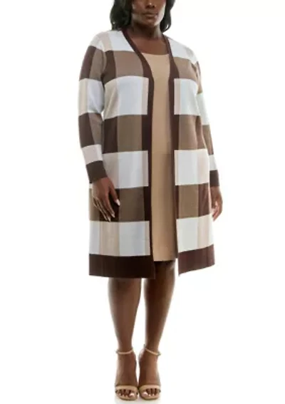 Twofer Animal Print Dress