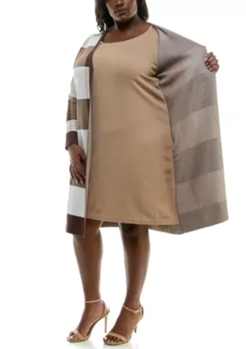 Twofer Animal Print Dress