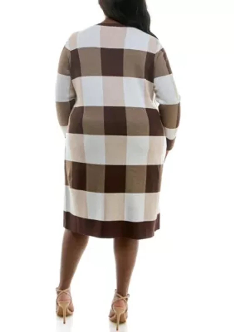 Twofer Animal Print Dress