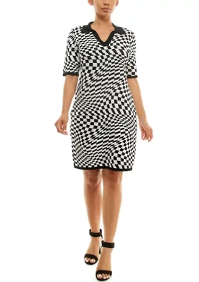 Johnny Collar Knit Dress