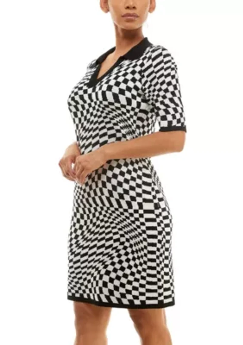 Johnny Collar Knit Dress